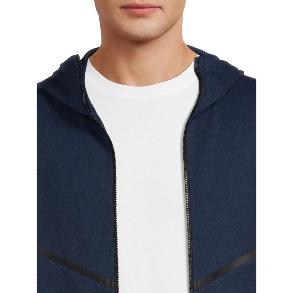 Russell Men's Active Fusion Knit Jacket in navy size S..used - Picture 4 of 5